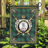 McLean Hunting Ancient Tartan Crest Garden Flag - Celtic Thistle Style